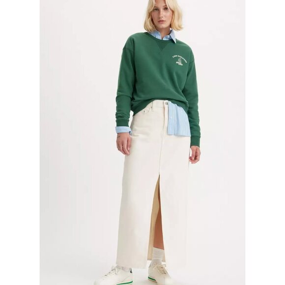 Levi's Cream Maxi Skirt - Picture 4 of 8